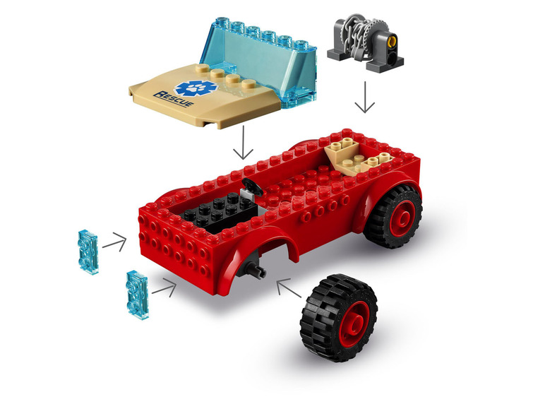 Pełny ekran: LEGO® City 60301 Terenówka ratowników dzikich zwierząt - zdjęcie 4