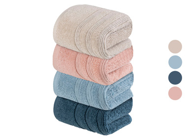LIVARNO home Komplet 2 ręczników do rąk, 30 x 50 cm