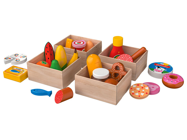 Pełny ekran: Playtive Drewniane zabawki akcesoria do zabawy w sklep, 1 zestaw - zdjęcie 5