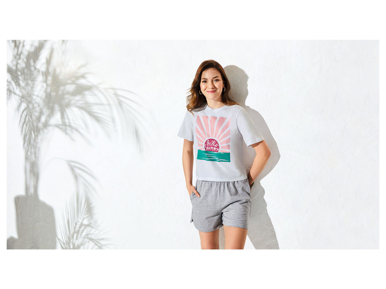 Pełny ekran: esmara® T-shirt damski z bawełny - zdjęcie 7