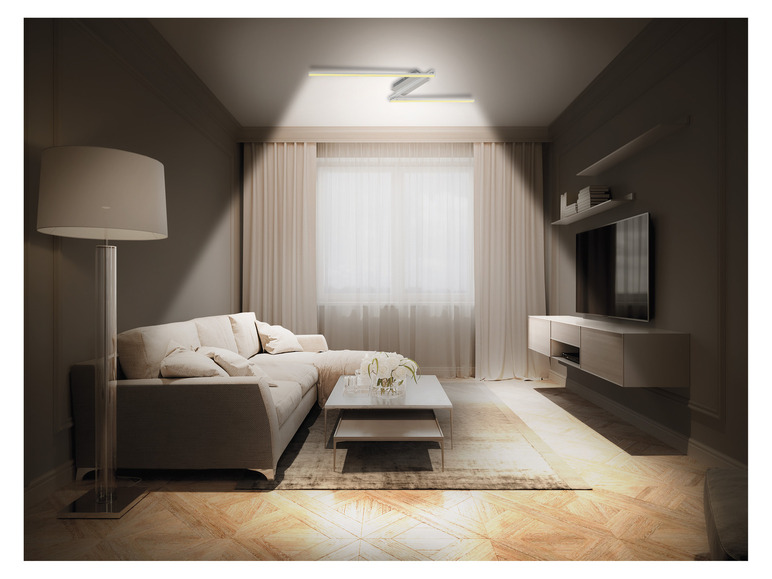 Pełny ekran: LIVARNO home Lampa sufitowa LED, ciepłe białe światło - zdjęcie 20