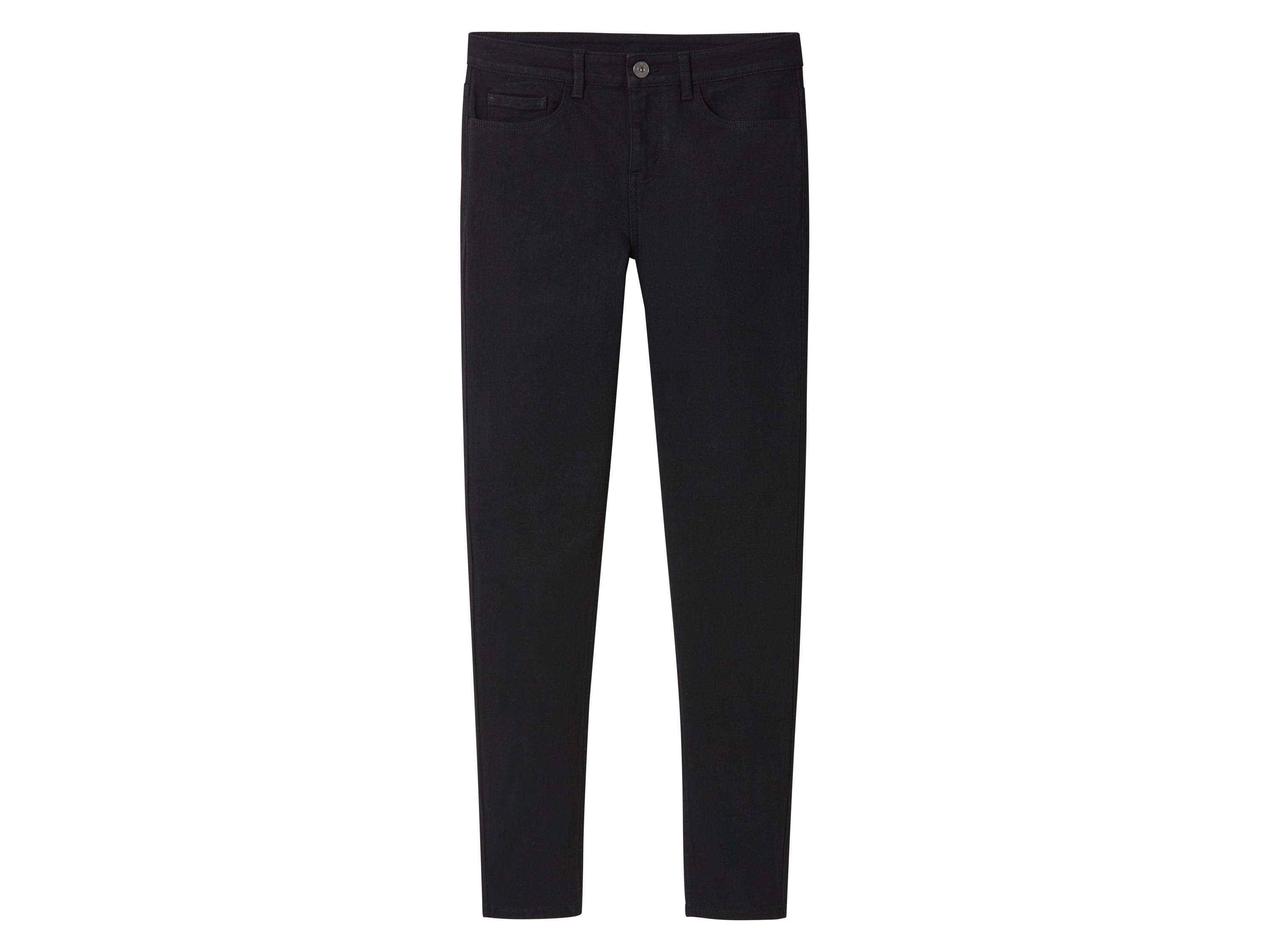 esmara® Jeansy damskie super skinny fit (Czarny, 42)