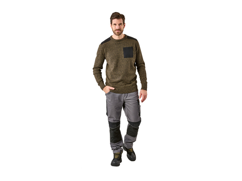 Pełny ekran: PARKSIDE® Sweter męski ze wzmocnieniem na łokciach - zdjęcie 3