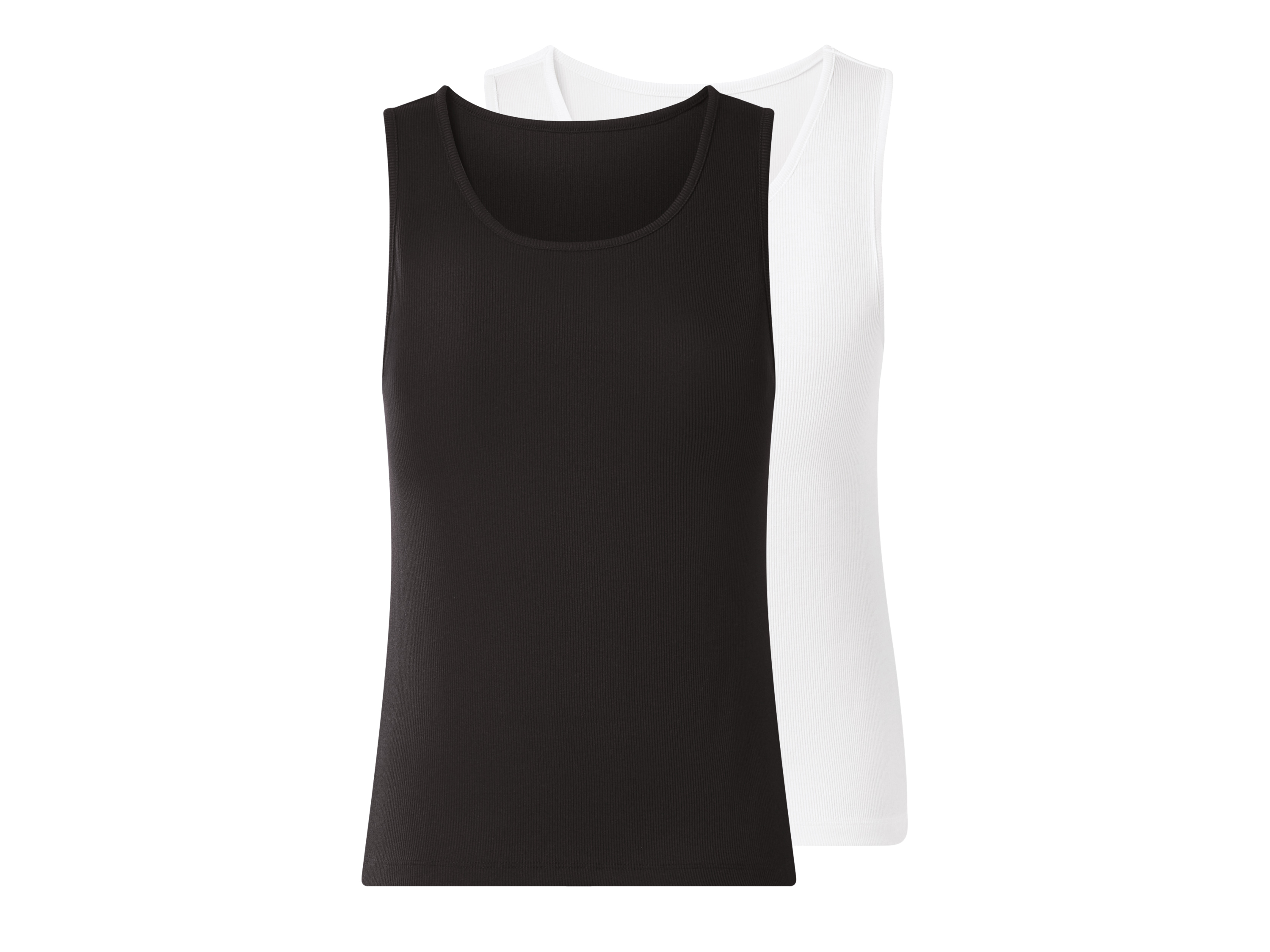 ESMARA® Topy damskie, 2 sztuki 