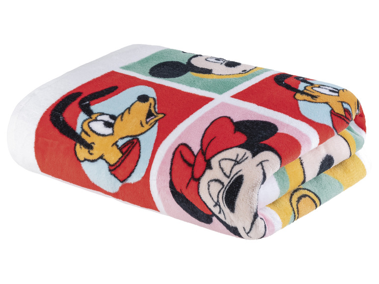 Pełny ekran: Ręcznik plażowy welurowy z postaciami z bajek Disneya, 75 x 150 cm - zdjęcie 2