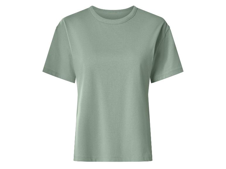 Prosty jasnozielony T-shirt z krótkim rękawem