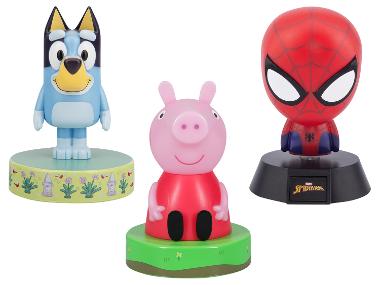 Figurka świetlna Bluey / Świnka Peppa / Spiderman