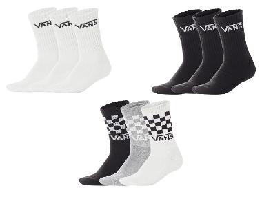 VANS Skarpety sportowe, 3 pary