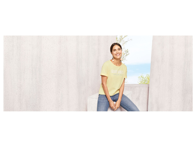 Pełny ekran: ESMARA® T-shirt damski z bawełny, 1 sztuka - zdjęcie 7