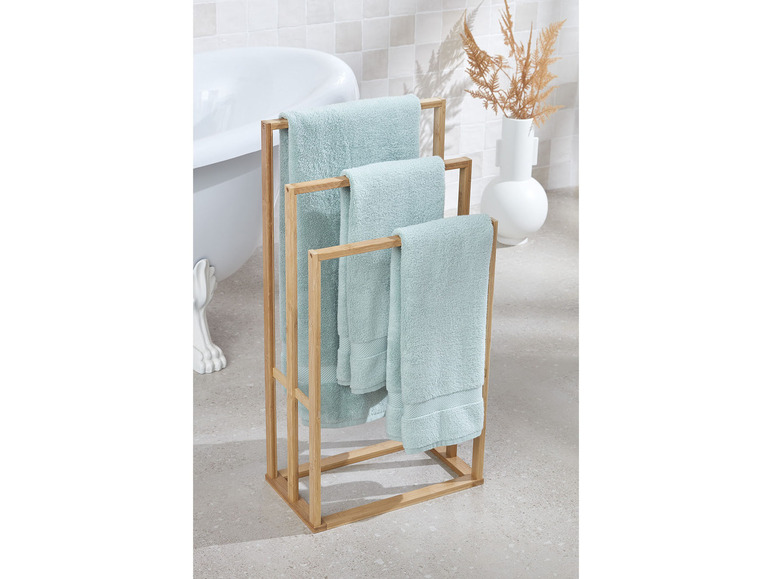 Pełny ekran: LIVARNO home Regał łazienkowy lub Wieszak na ręczniki, z bambusa - zdjęcie 14