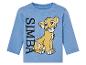 Niebieska koszulka z długim rękawem z Simbą z Króla Lwa