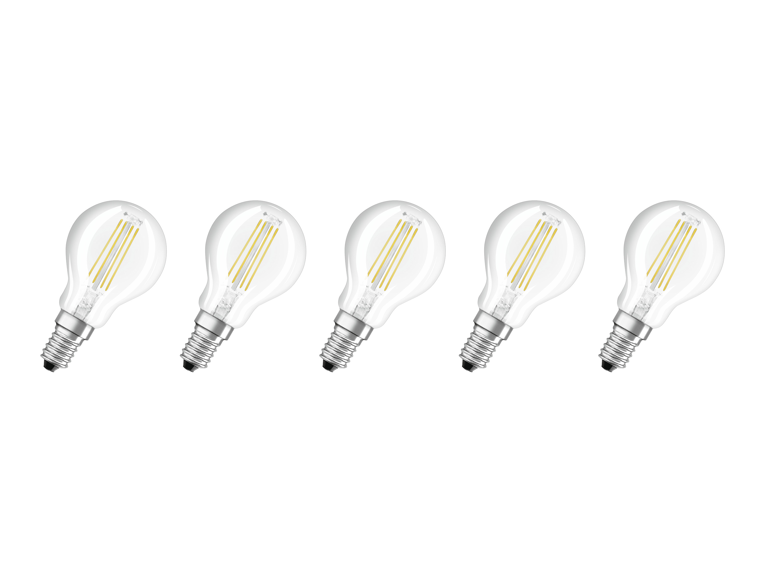 OSRAM Żarówki LED »Base Classic«, 5 sztuk. (CLP40, E14, 470 lm, 2700 K, Przejrzysty)