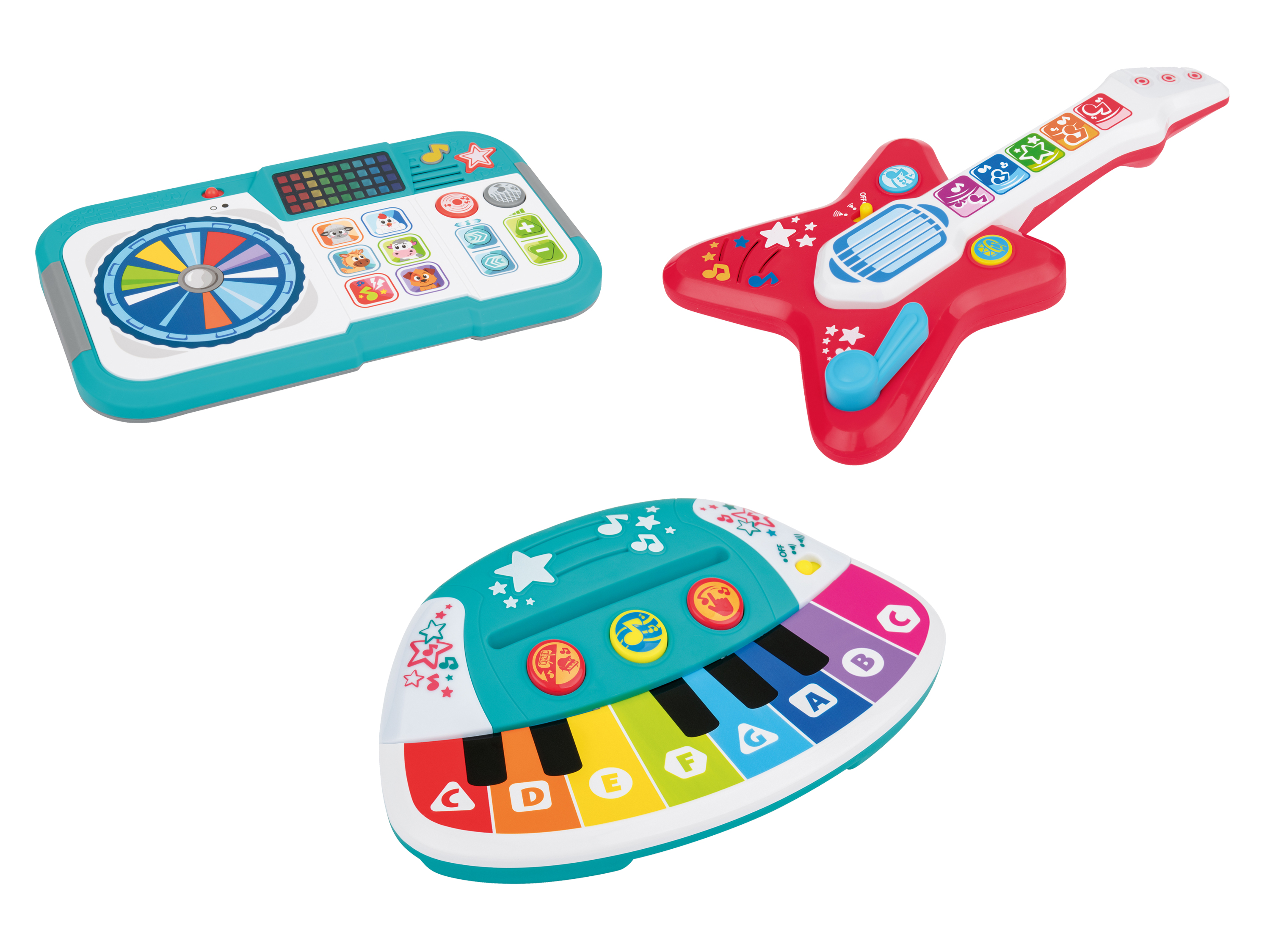 lupilu® Instrumenty muzyczne z efektem świetlnym i dźwiękowym