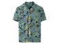 Koszula z krótkim rękawem, tropikalny wzór.