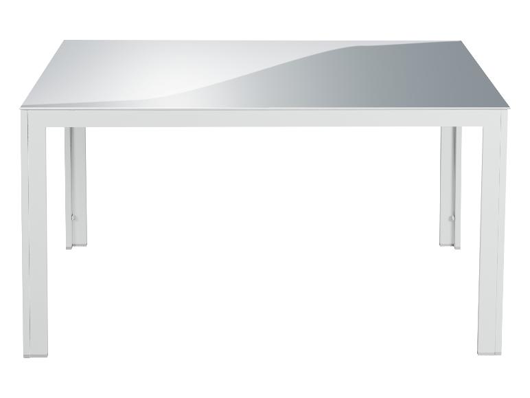Zestaw aluminiowych mebli ogrodowych Houston, stól i 4 fotele