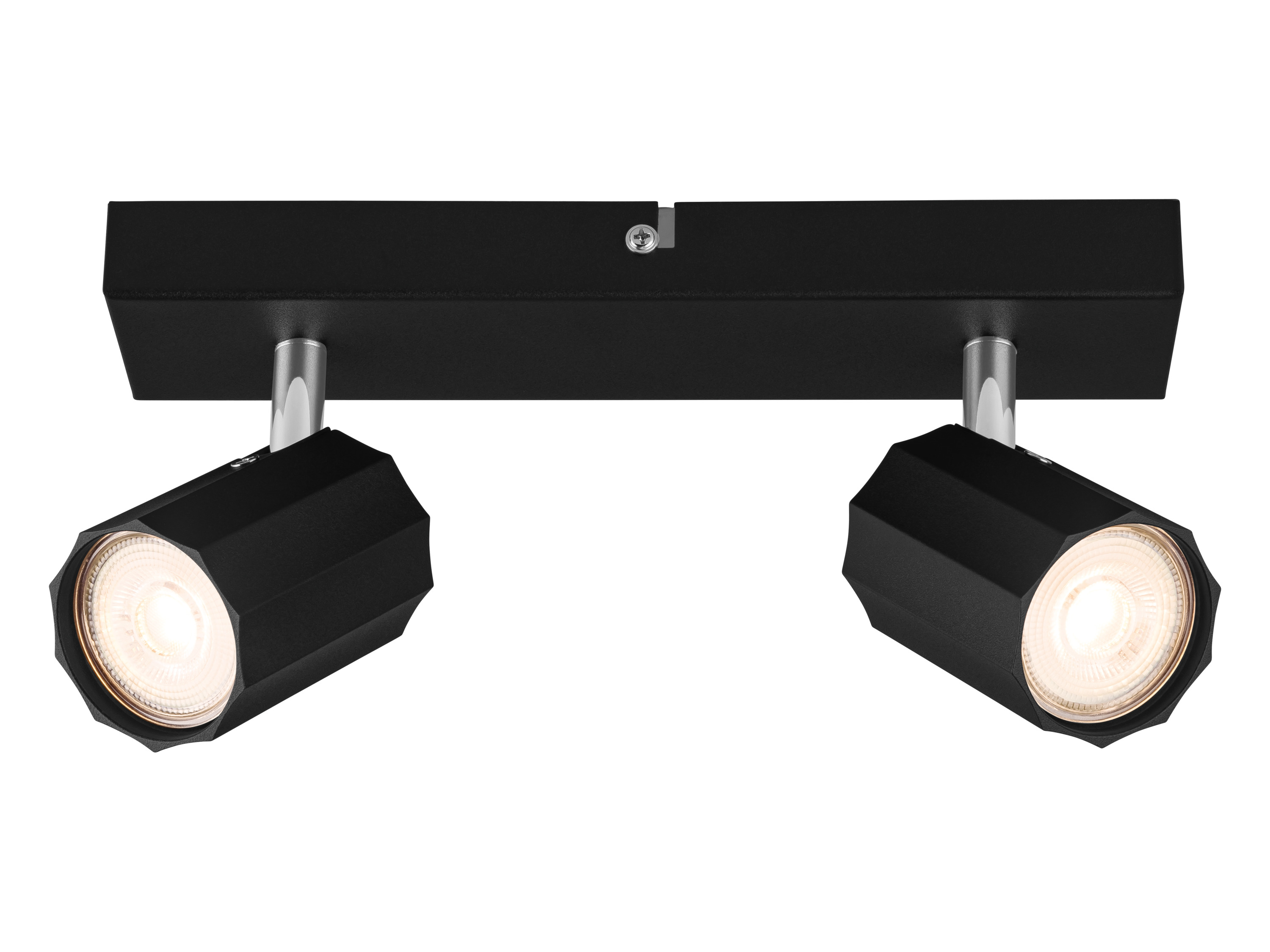 LIVARNO home Lampa ścienno-sufitowa z 2 reflektorami (Czarny)