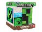 Pudełko na lampkę Minecraft Creeper, która wydaje dźwięki po włączeniu.