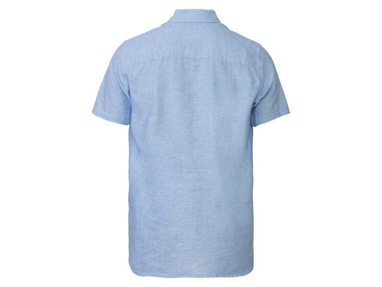 Pełny ekran: LIVERGY® Koszula męska z lnem, regular fit - zdjęcie 8