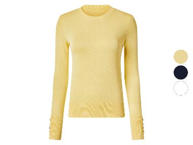 ESMARA® Sweter dzianinowy damski z wiskozą