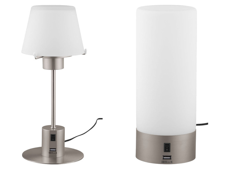 Pełny ekran: LIVARNO home Lampka stołowa LED z wejściem USB do ładowania - zdjęcie 1