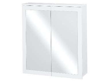 LIVARNO® Szafa 2-drzwiowa z lustrem Basel, biała