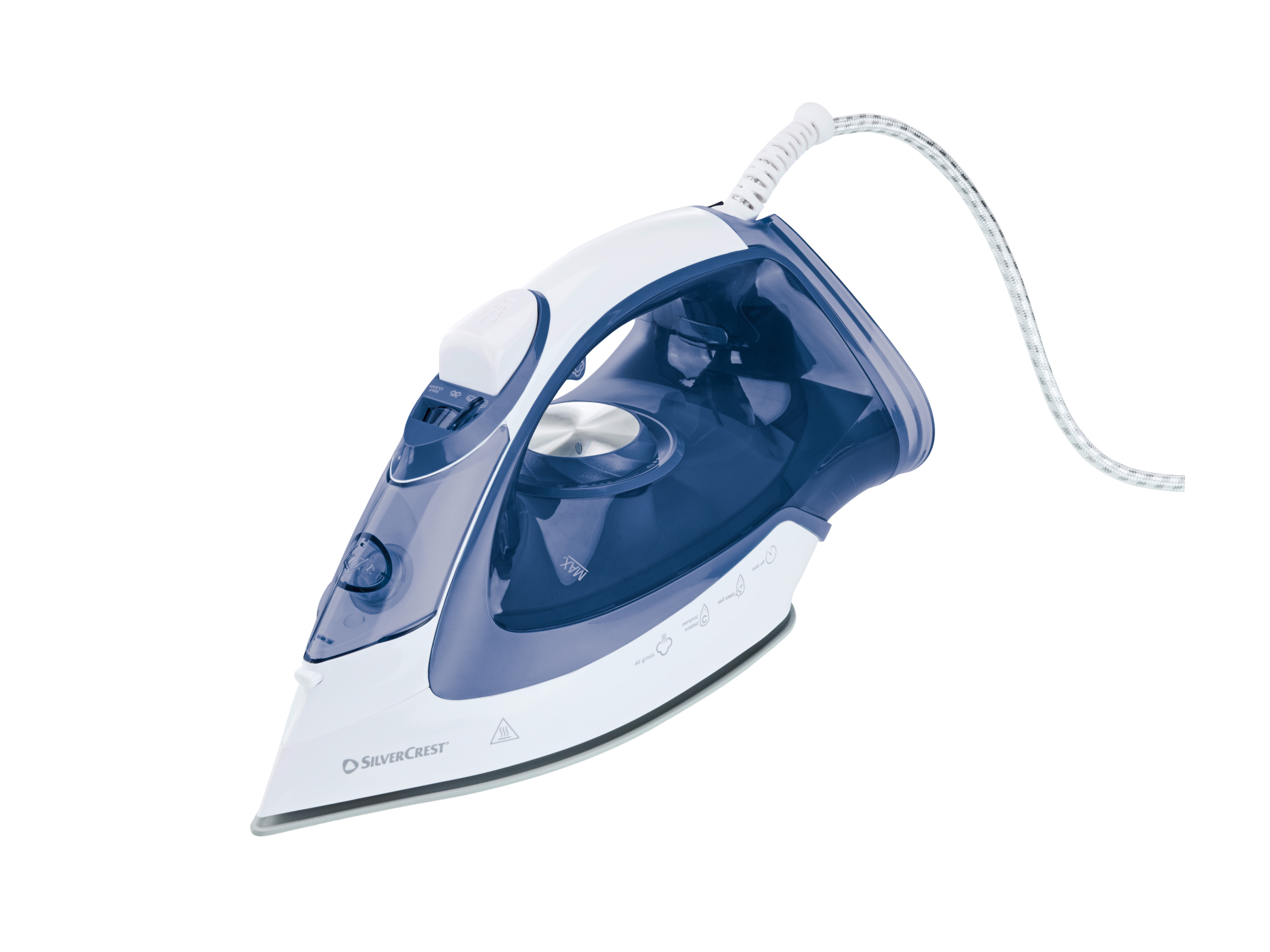 SILVERCREST® Żelazko parowe, 2830 W (Niebieski)