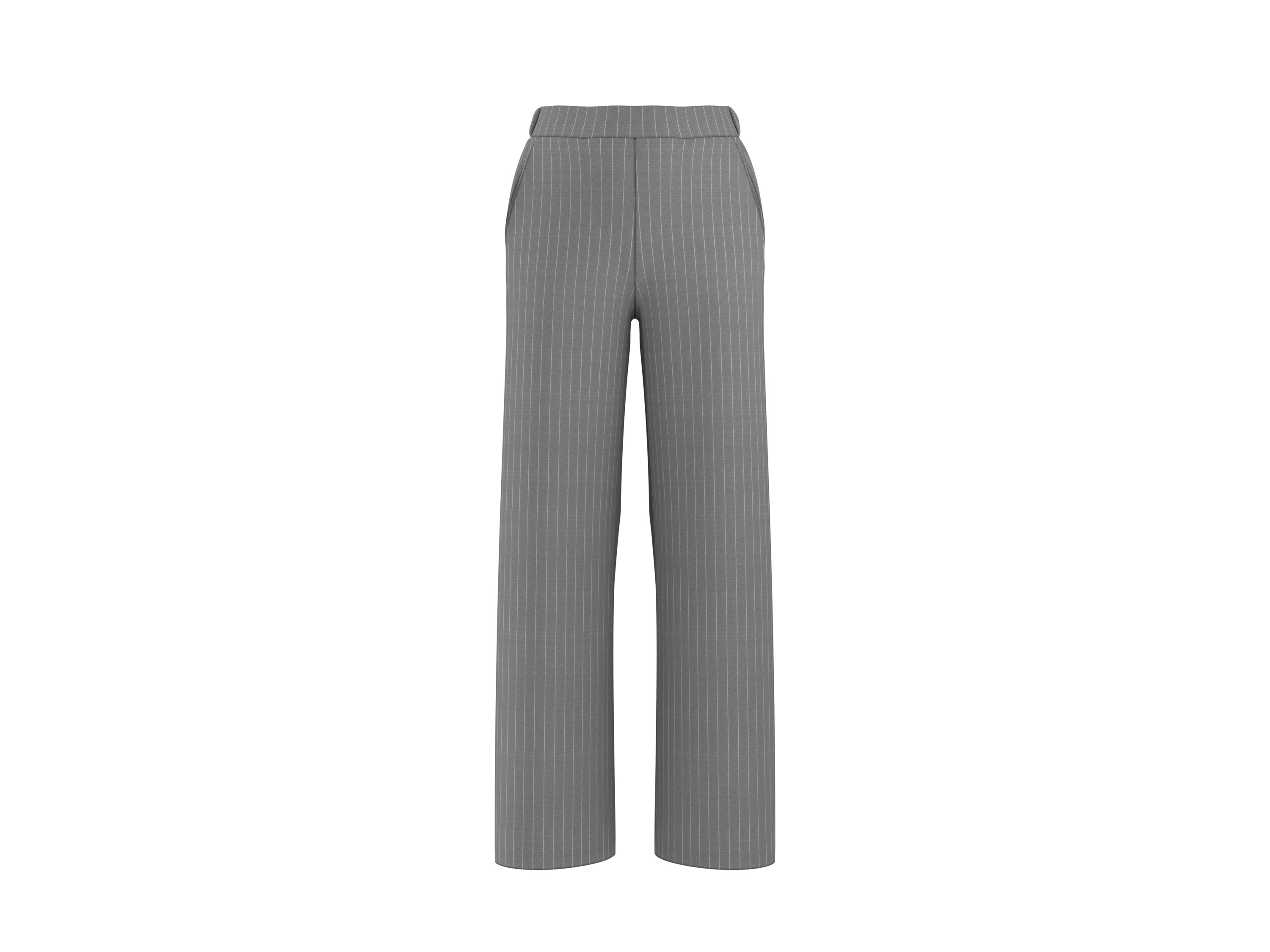 ESMARA® Spodnie z szerokimi nogawkami damskie (Szary, S(36/38))