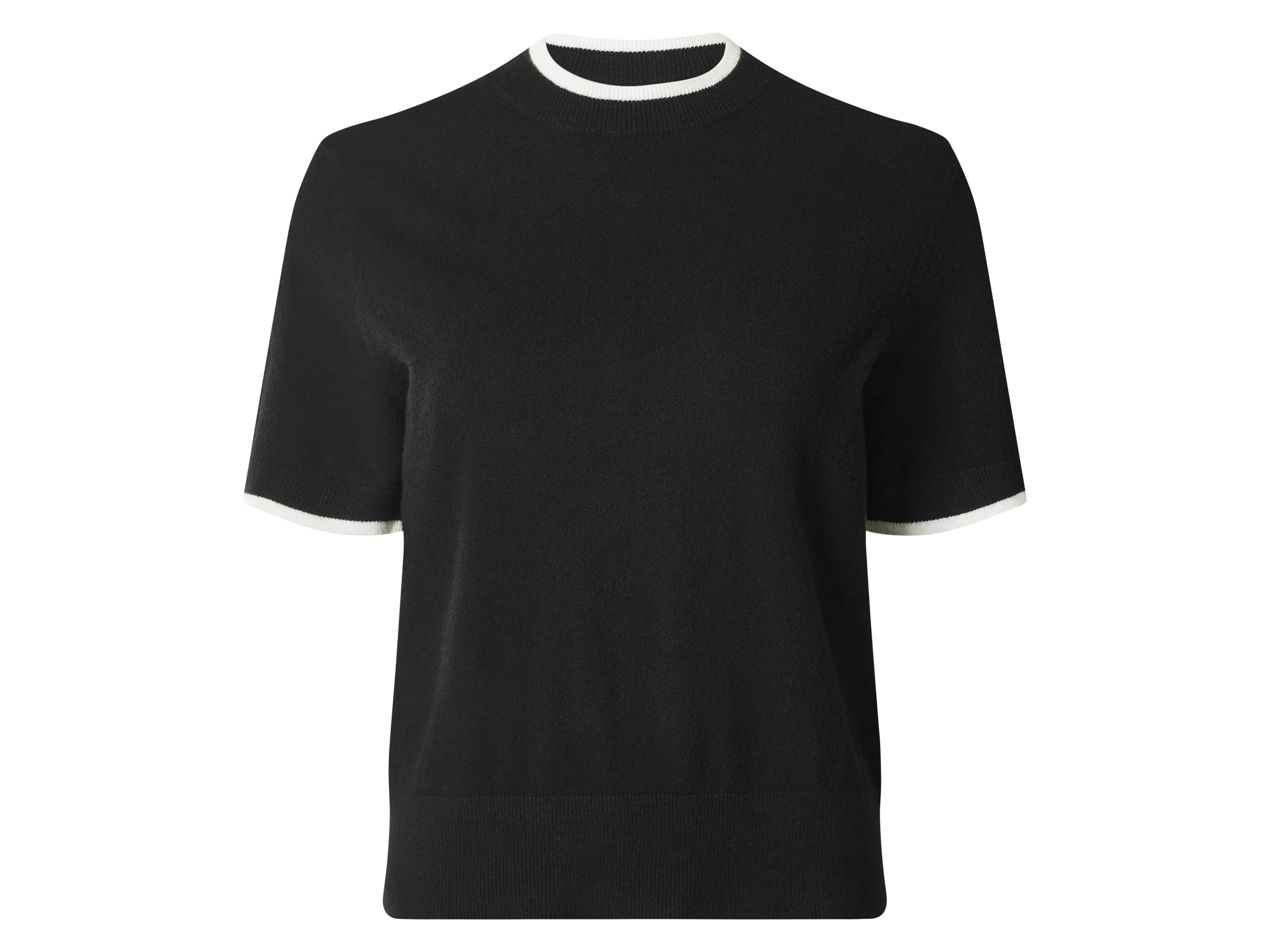 ESMARA® Sweter damski z cienkiej dzianiny  (Czarny, XS (32/34))