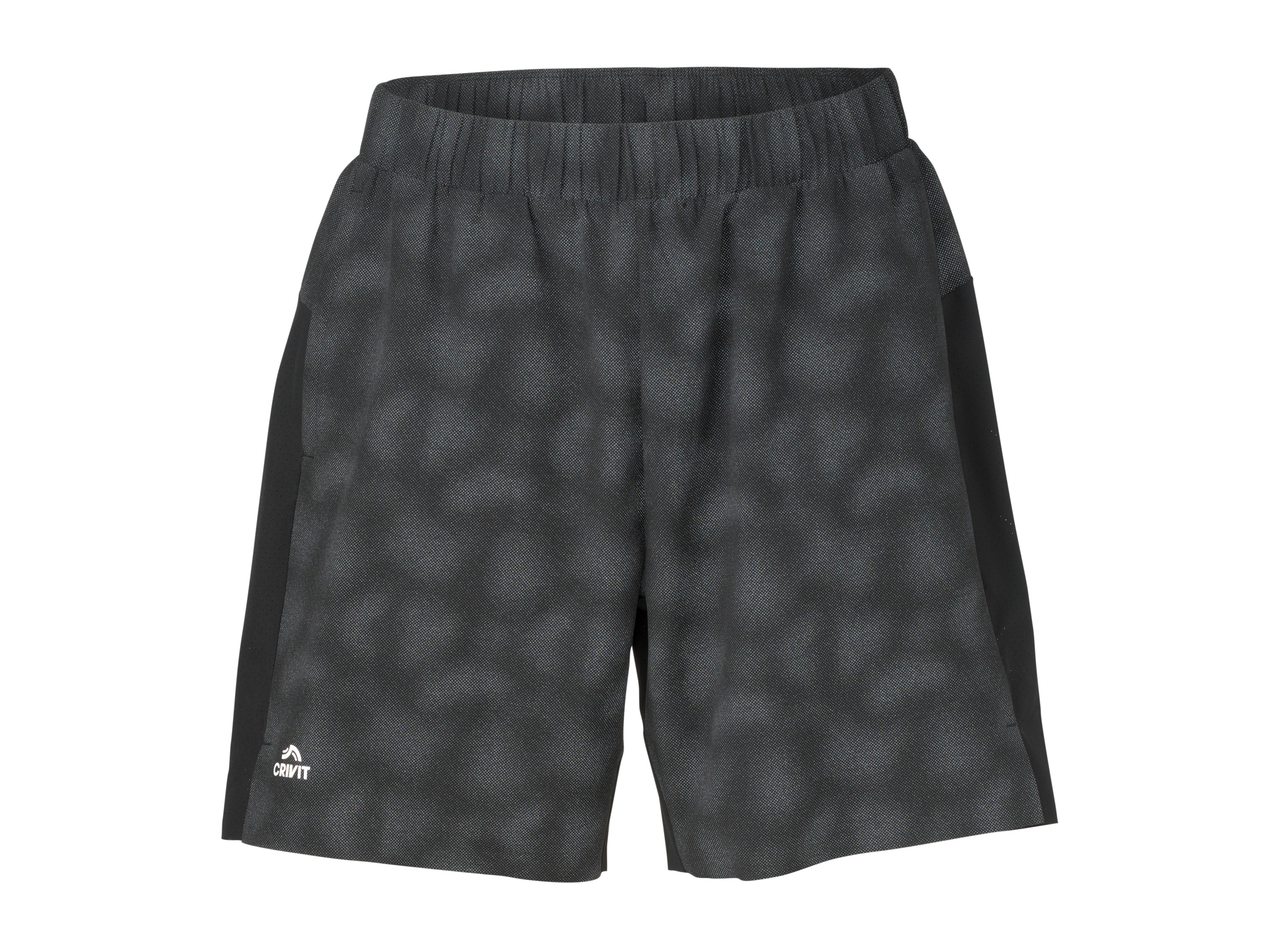 CRIVIT Spodenki funkcyjne Athletic Fit do biegania męskie (Wzorzysty, S (44/46))
