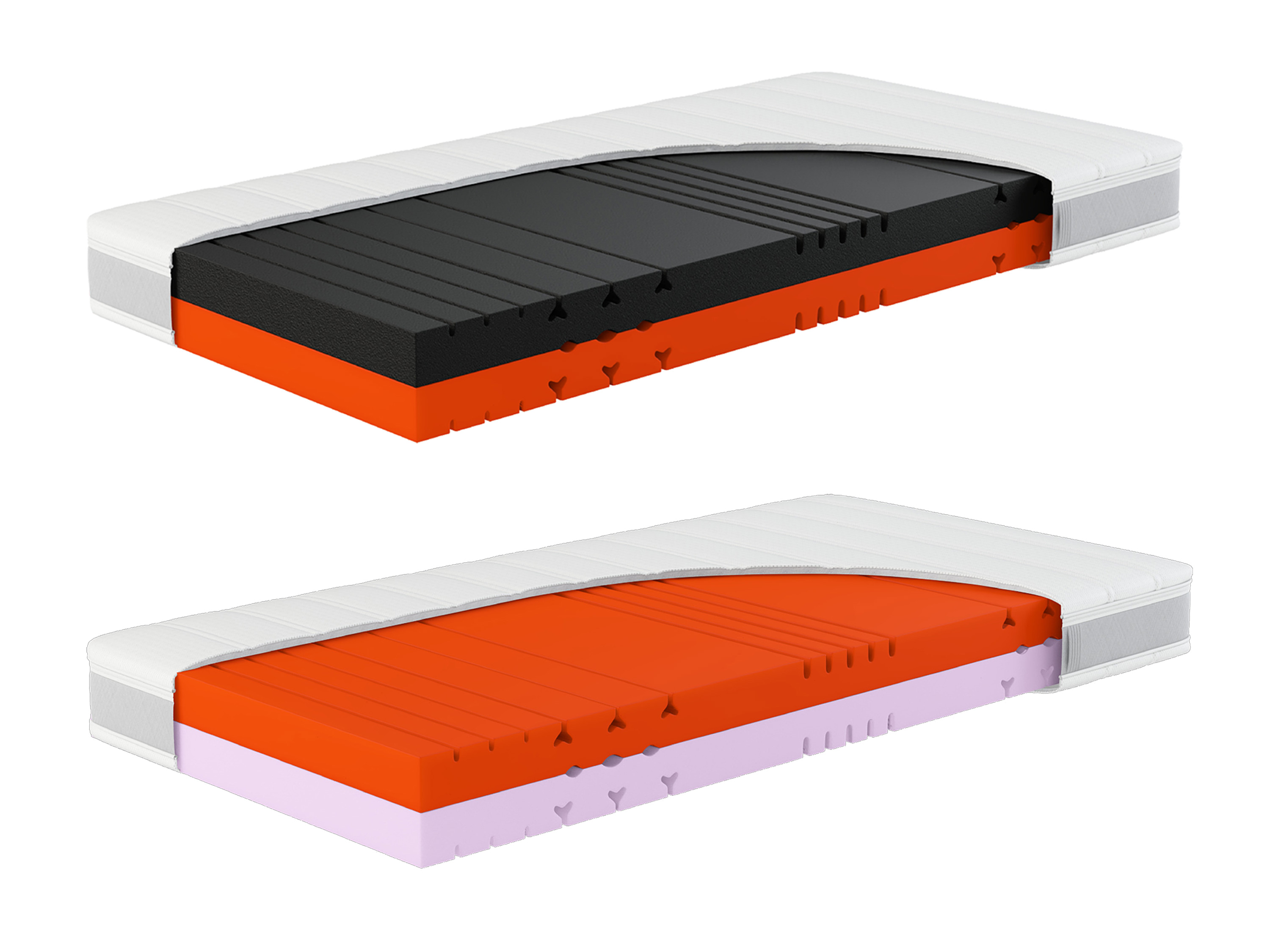 HN8 SCHLAFSYSTEME Materac 7-strefowy z zimnej pianki Sleep Balance