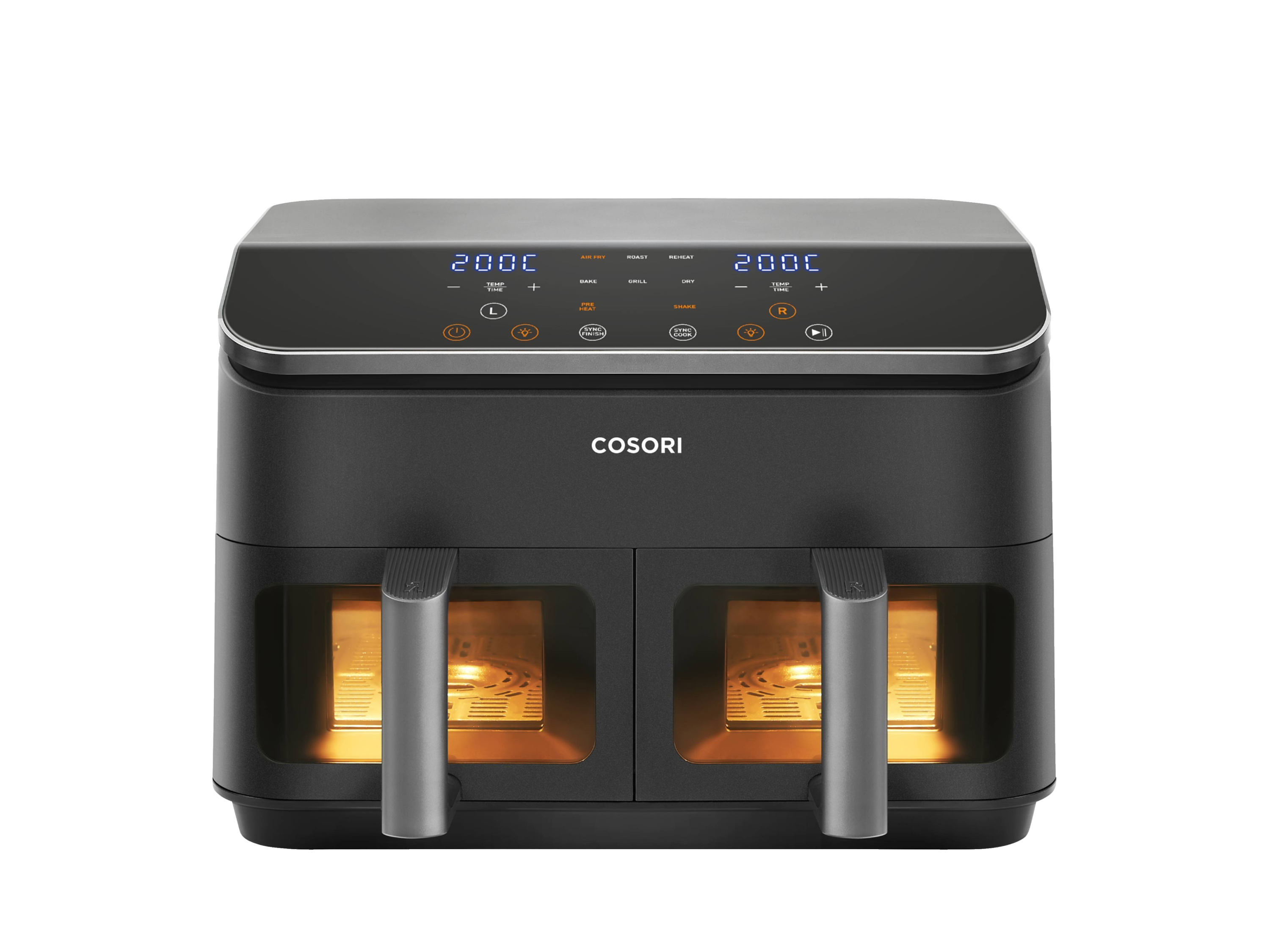 Cosori Frytkownica beztłuszczowa CAF-R901-AEU, 2x 4,25 l