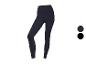 Czarne legginsy damskie z wysokim stanem