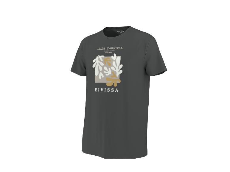 T-shirt męski z bawełny