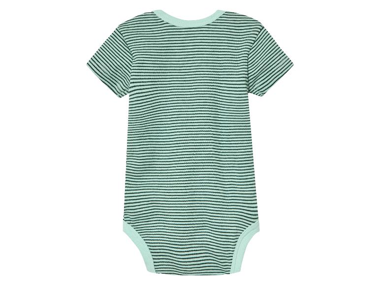 Body niemowlęce w paski z krótkim rękawem.