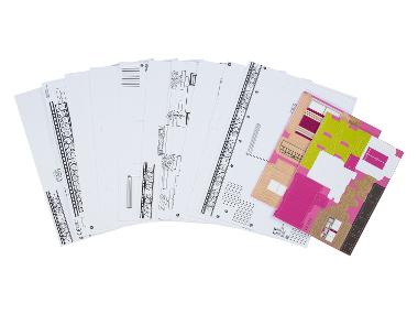 crelando® Zestaw plastyczny - domek dla lalek
