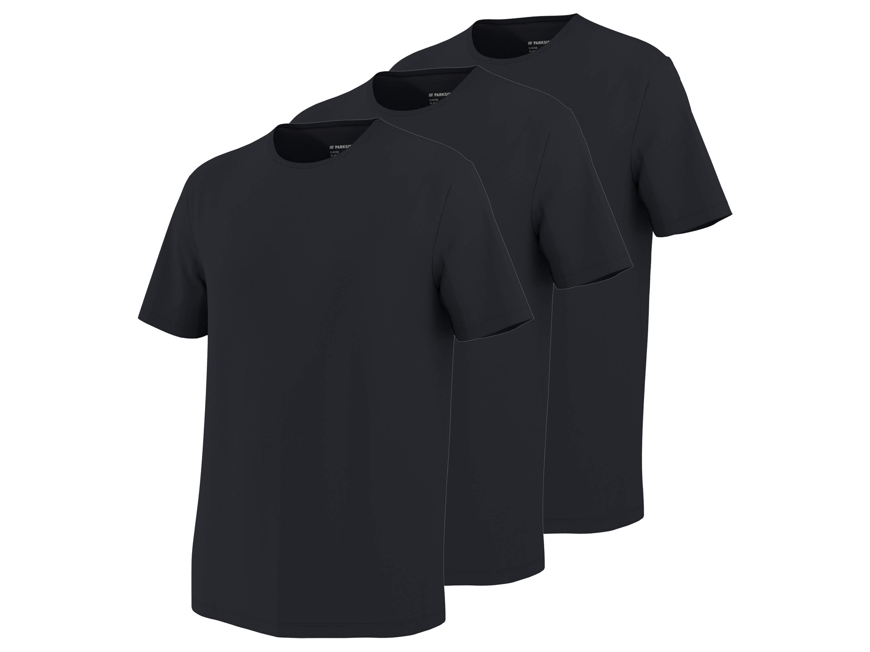 PARKSIDE® T-shirty męskie, 3 sztuki (S (44/46))