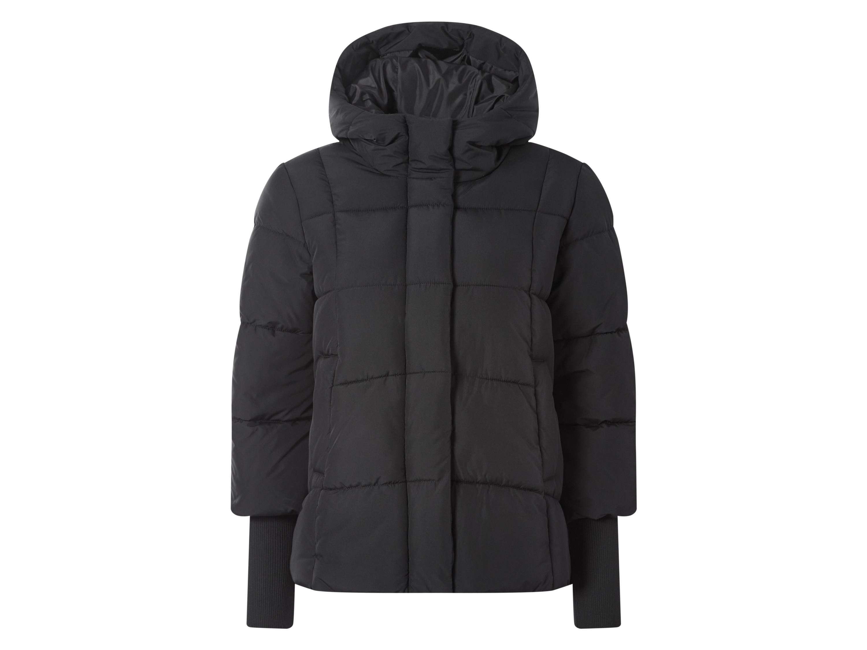 ESMARA® Kurtka pikowana damska (Czarny, XS(32/34))