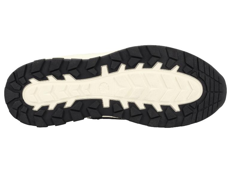 Czarno-biała podeszwa buta Timberland
