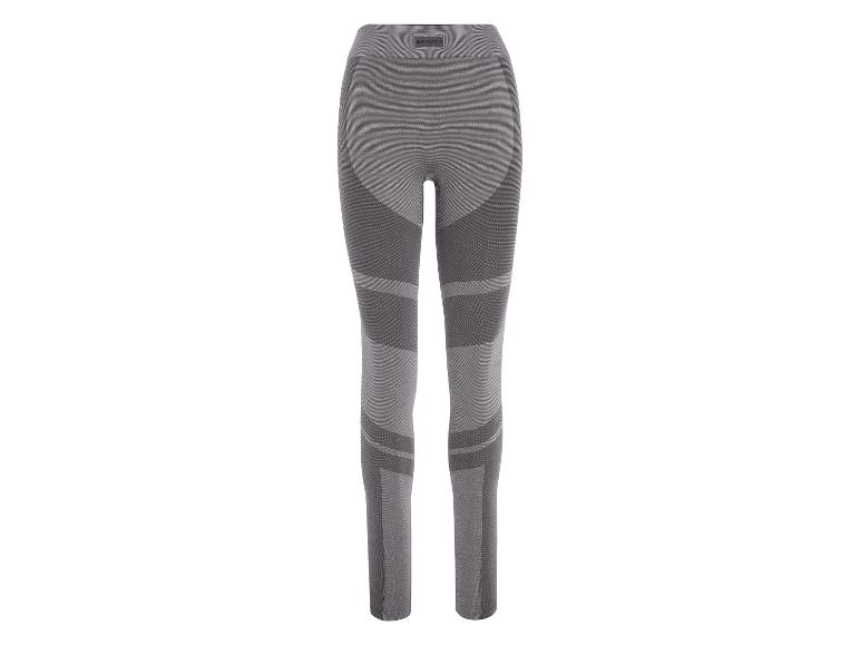Szare legginsy Spyder z geometrycznym wzorem