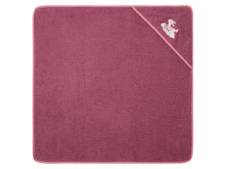 Pełny ekran: lupilu® Ręcznik niemowlęcy z kapturem 75 x 75 cm, z czystej bawełny organicznej - zdjęcie 4