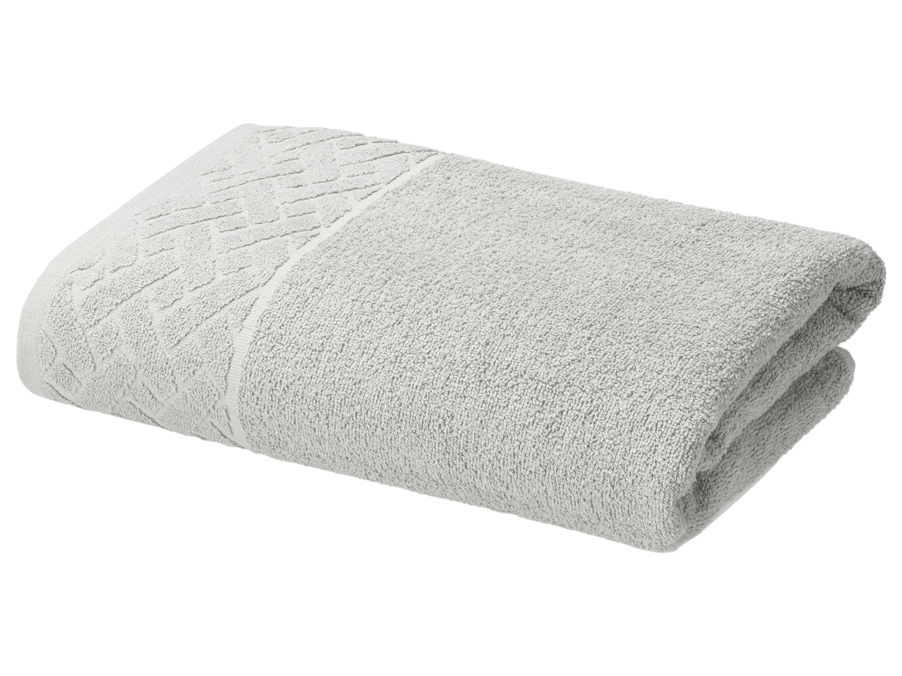 LIVARNO® Ręcznik kąpielowy frotte, 70 x 140 cm (Szary)
