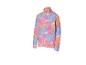 Bluza polarowa tie-dye w kolorach różowym, pomarańczowym i niebieskim z pełnym zamkiem