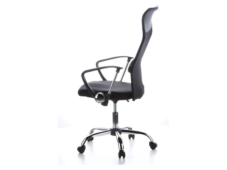 Pełny ekran: hjh OFFICE Krzesło biurowe obrotowe z podłokietnikami ARIA HIGH, czarne - zdjęcie 12