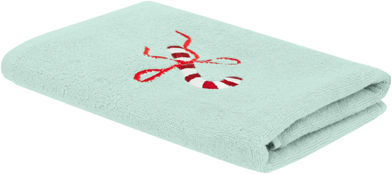 LIVARNO® Ręczniki 50x100 cm lub ręczniki dla gości 30x50 cm, świąteczne (1x, Zielona)