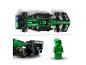 Zestaw LEGO Speed Champions z samochodem wyścigowym Aston Martin Aramco F1 i minifigurką kierowcy.