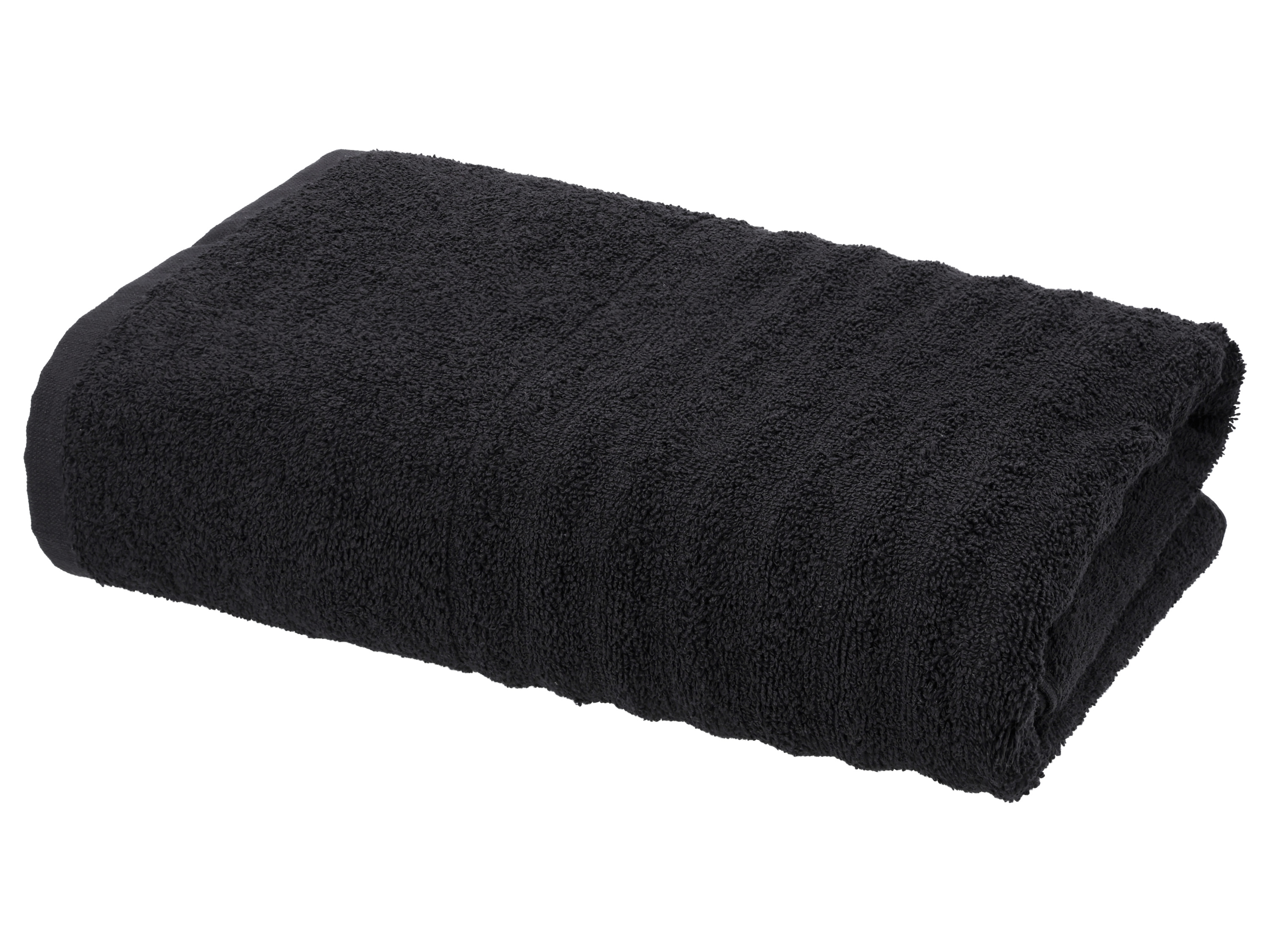 LIVARNO® Ręcznik kąpielowy frotte, 70 x 140 cm (Czarny)