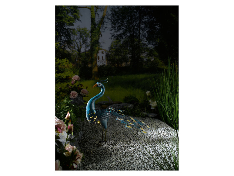 Pełny ekran: LIVARNO home Dekoracyjny ptak do ogrodu z lampką solarną LED, 1 sztuka - zdjęcie 4