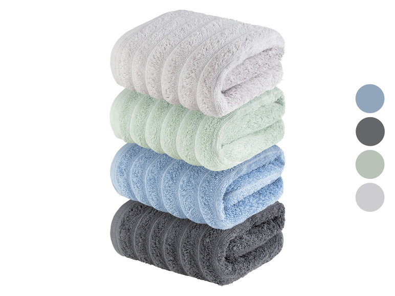 Pełny ekran: LIVARNO home Komplet 2 ręczników frotté, 50 x 100 cm - zdjęcie 1