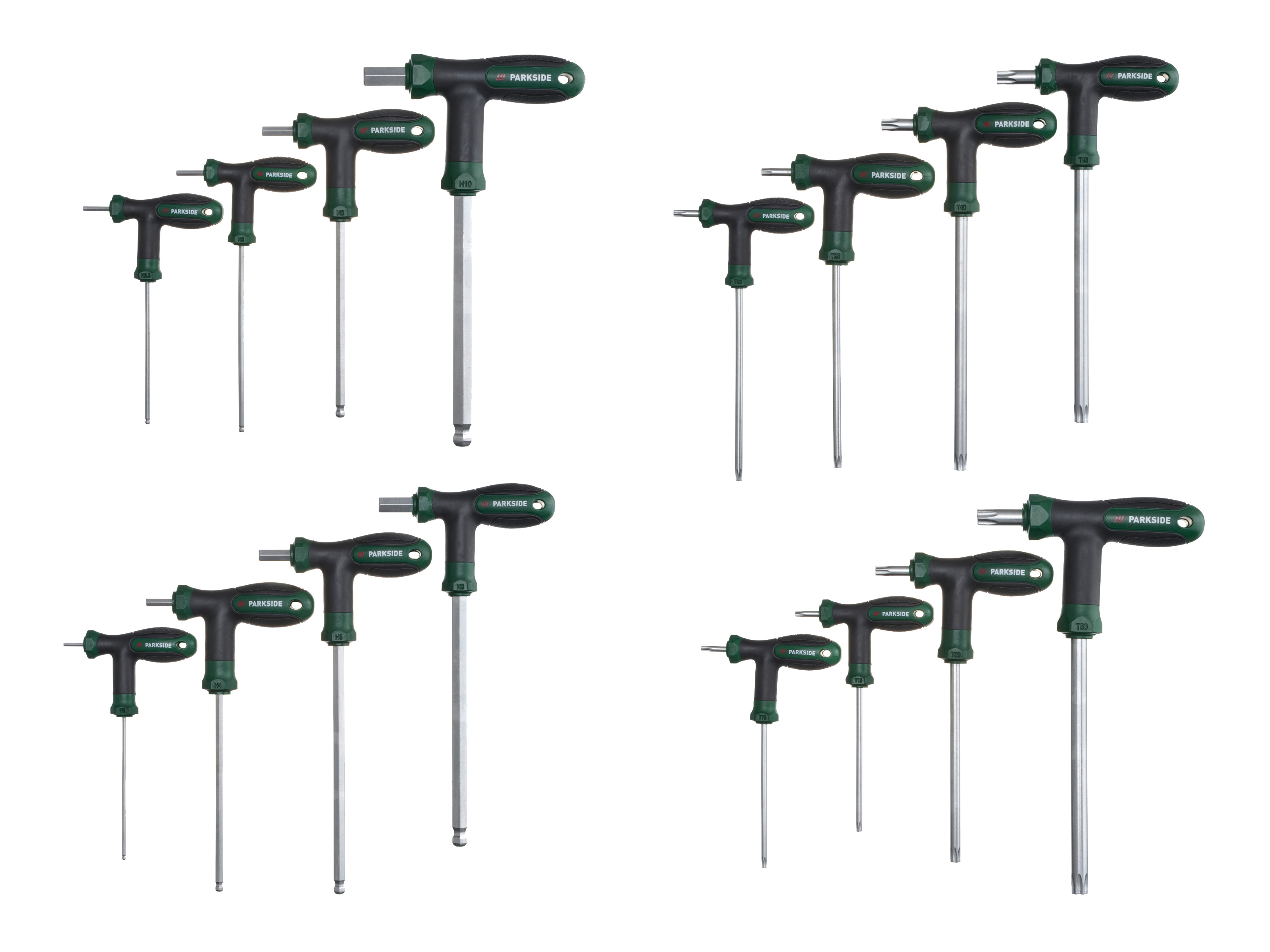 PARKSIDE® Zestaw kluczy imbusowych z uchwytem T / Zestaw kluczy TX z uchwytem T