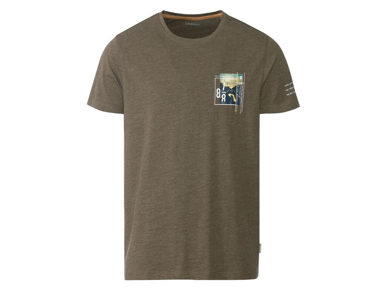 Pełny ekran: LIVERGY T-shirt męski z nadrukiem - zdjęcie 3